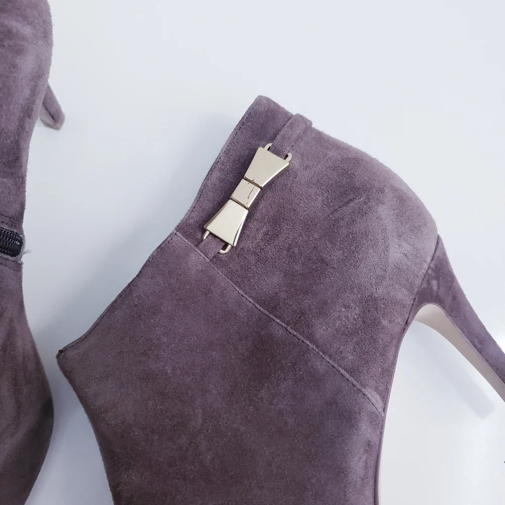 Kate Spade Velvet Pointed Toe Ankle Booties